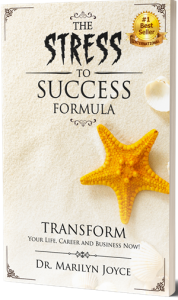 Stress to Success Bookcover with bestseller seal